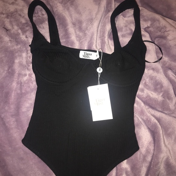 Tiger Mist Black Bodysuit - Picture 3 of 3